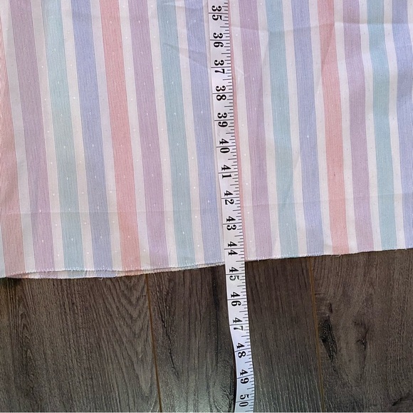 Vintage House dress handmade pastel striped with belt - Picture 7 of 10